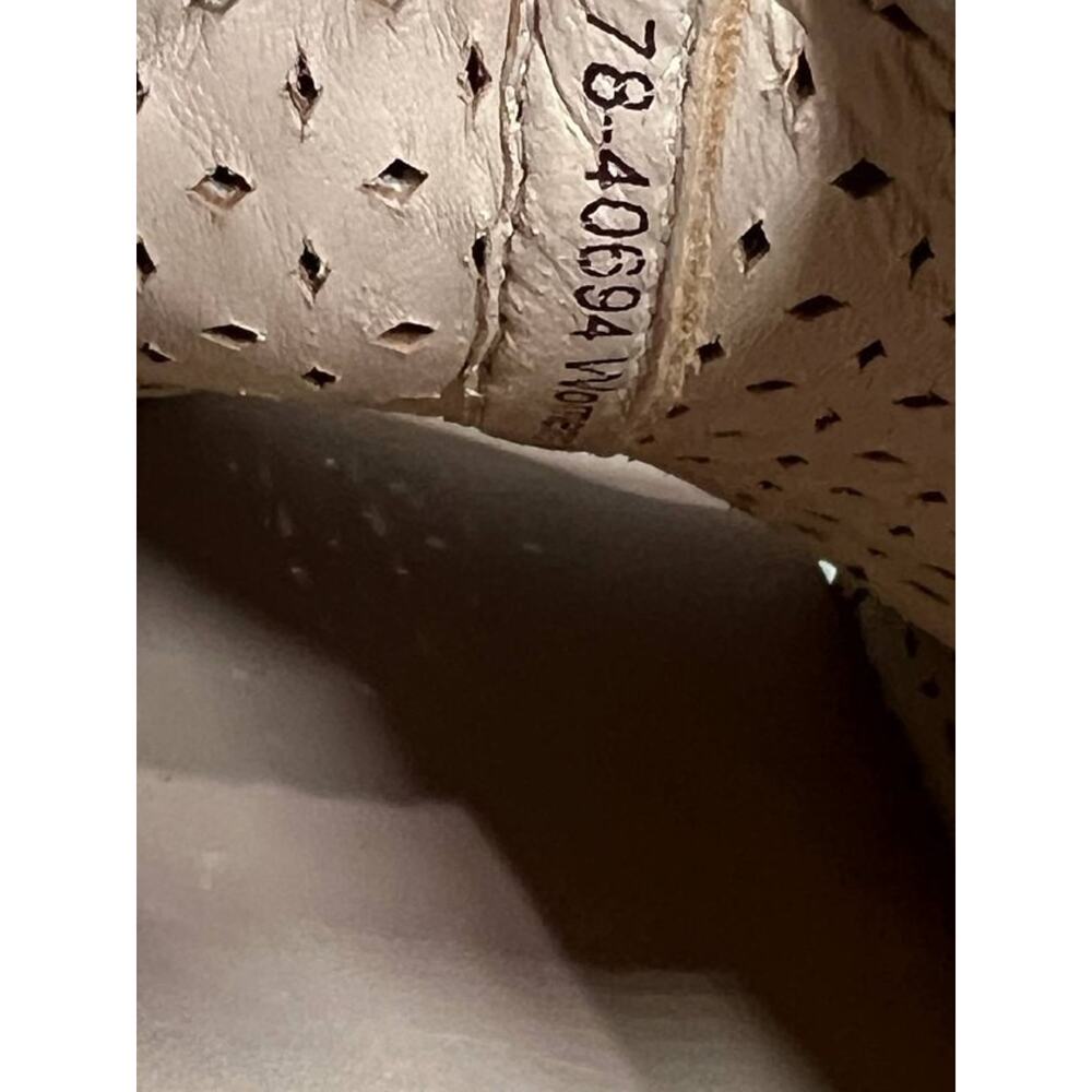 Johnson & Murphy cream perforated wedge slides Cream 8.5 Medium S000102 - Picture 8 of 11